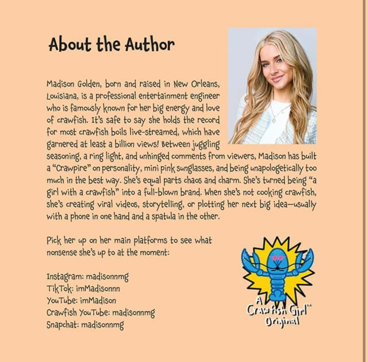 Blue The Crawfish Book